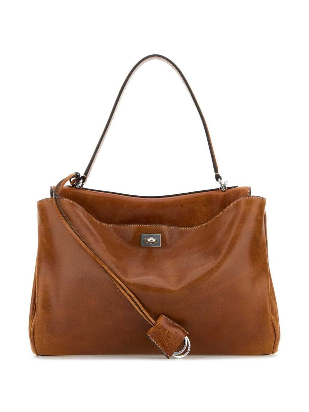 balenciaga Brown Rodeo Medium Satchel-picture-15
