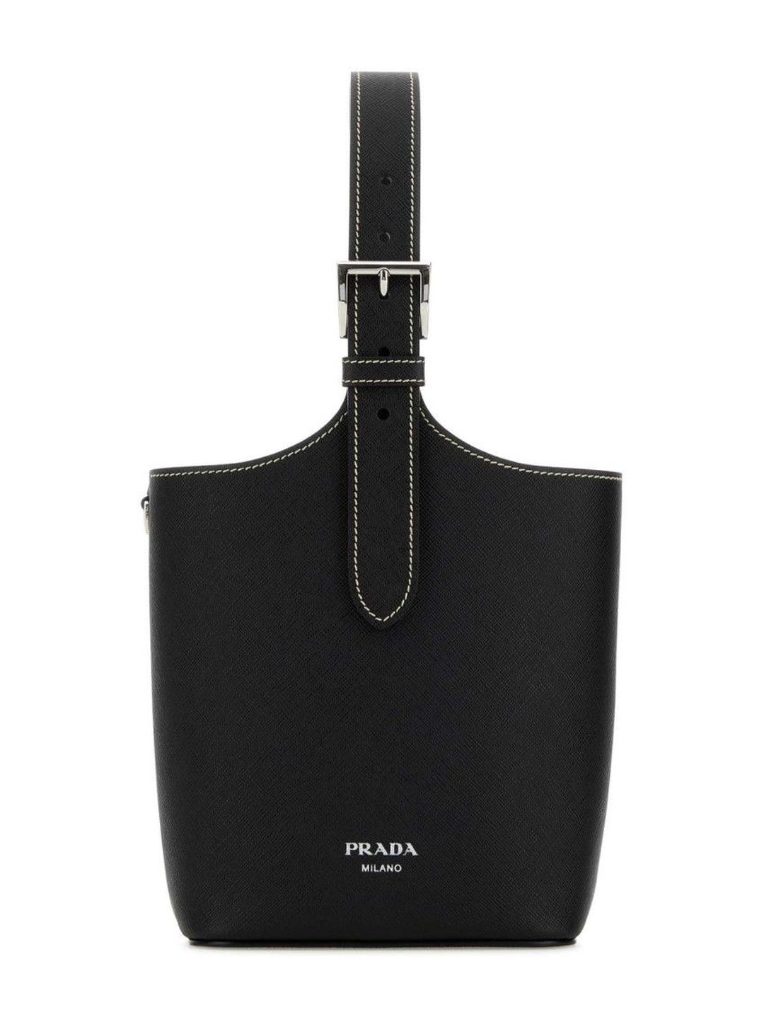 Prada Black Leather Bucket Bag-picture-29