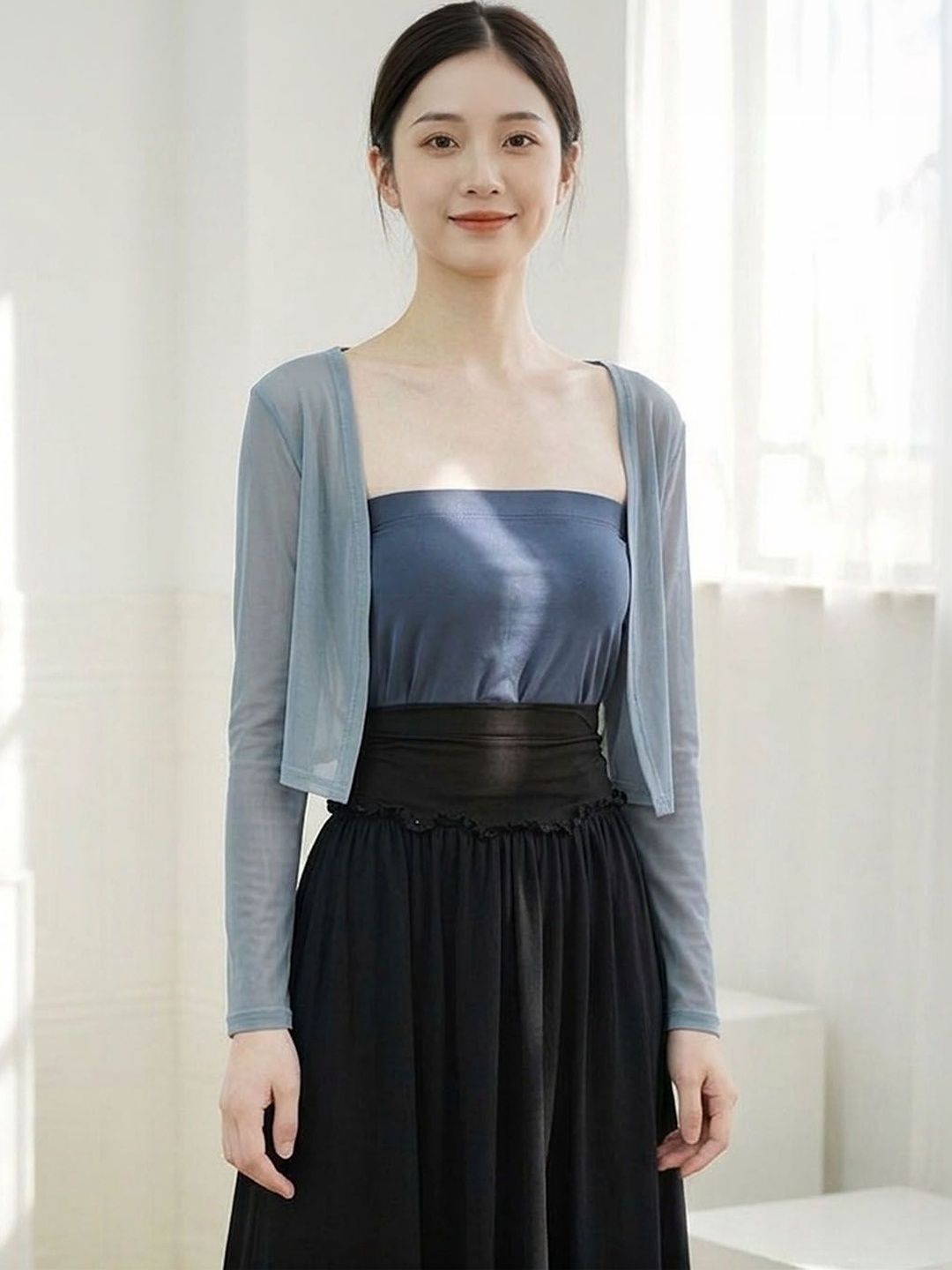 Suo Women Crop Shrug-picture-31