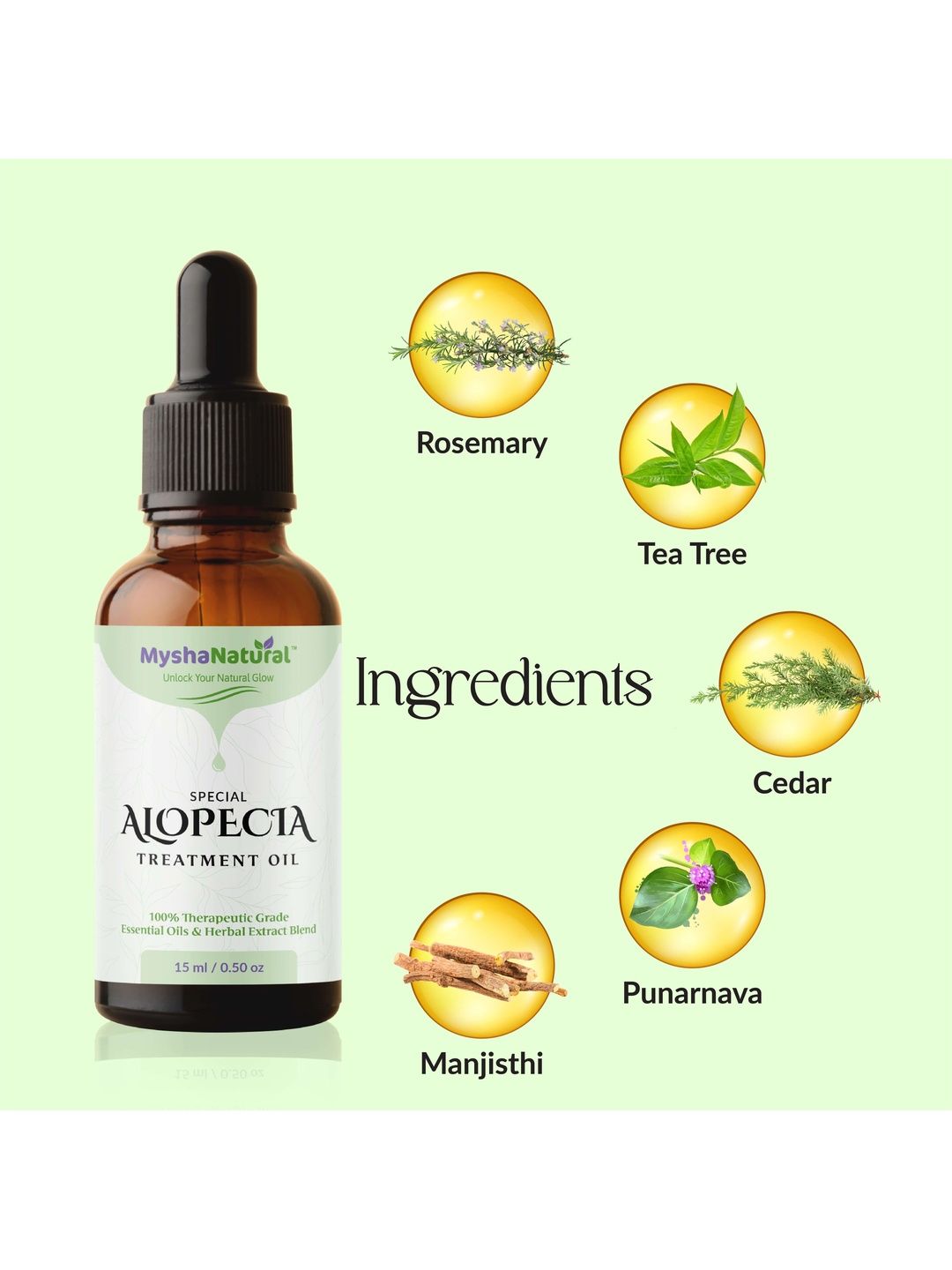 MYSHANATURAL Natural Alopecia Treatment Oil - 15 ml-picture-41