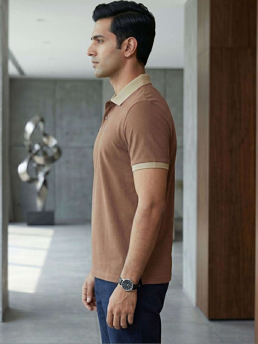 BOUNCER Men Polo Collar T-shirt-picture-25
