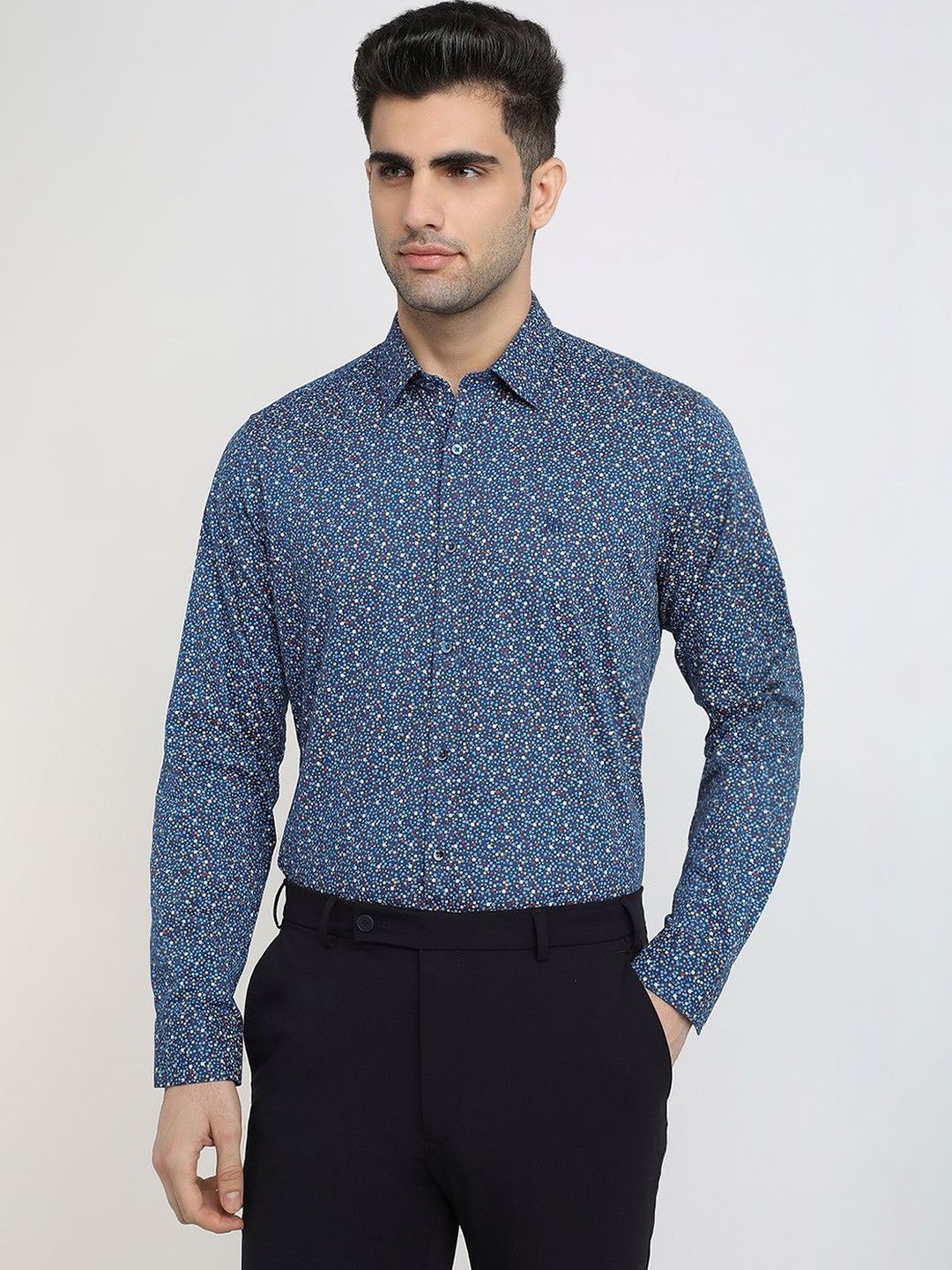 Raymond Men Classic Printed Casual Shirt-picture-46