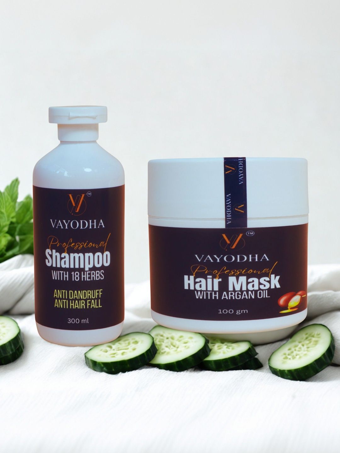 VAYODHA Anti Dandruff & Hair Fall With Argon Oil Shampoo - 300 ml & Hair Mask - 100 g-picture-12