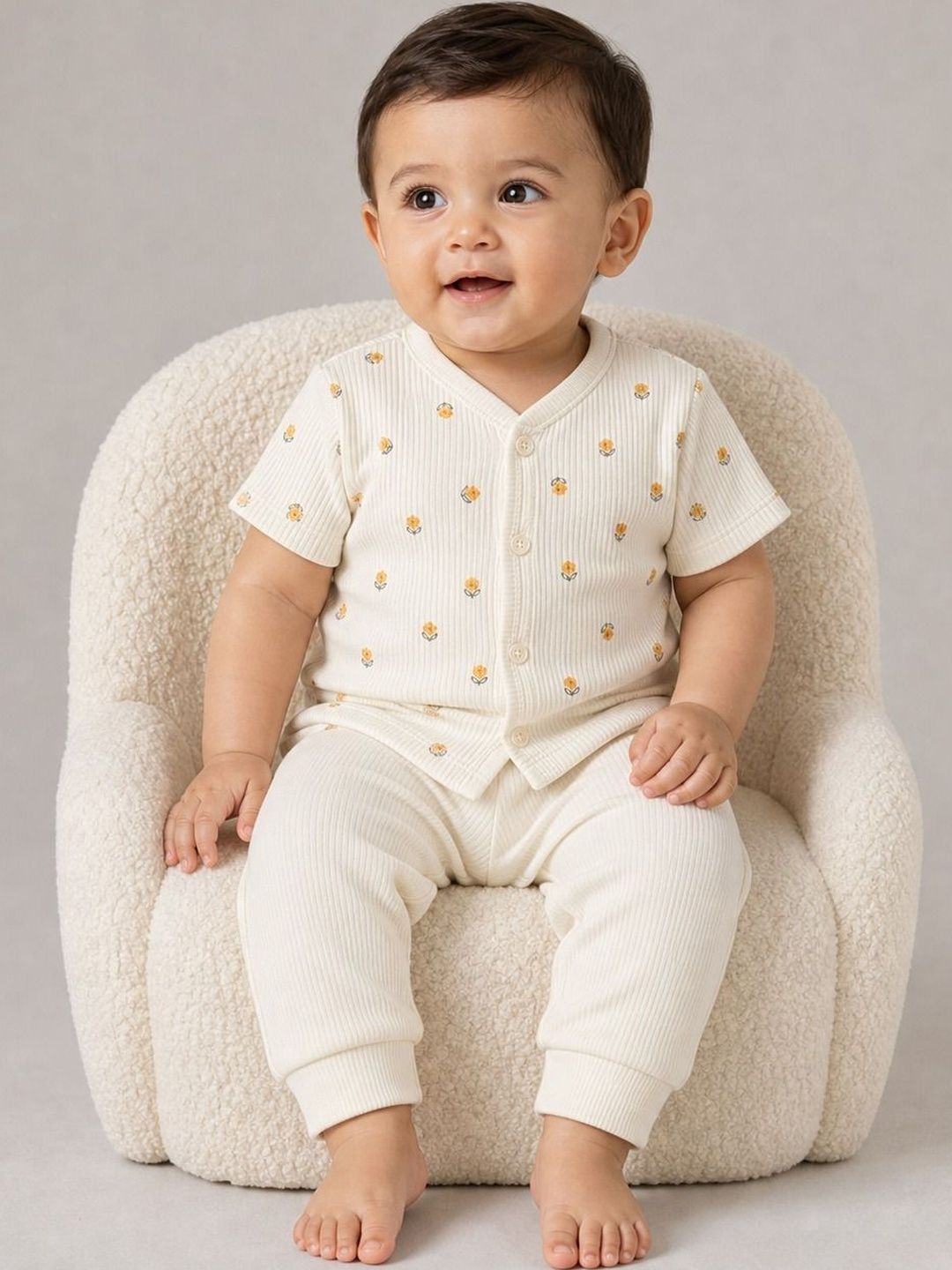 Cuddleloom Boys Floral Printed T-shirt-picture-12