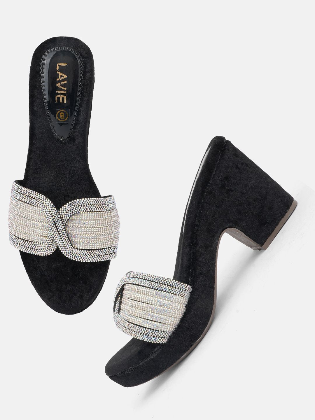 Lavie Embellished Party Block Mules-picture-58