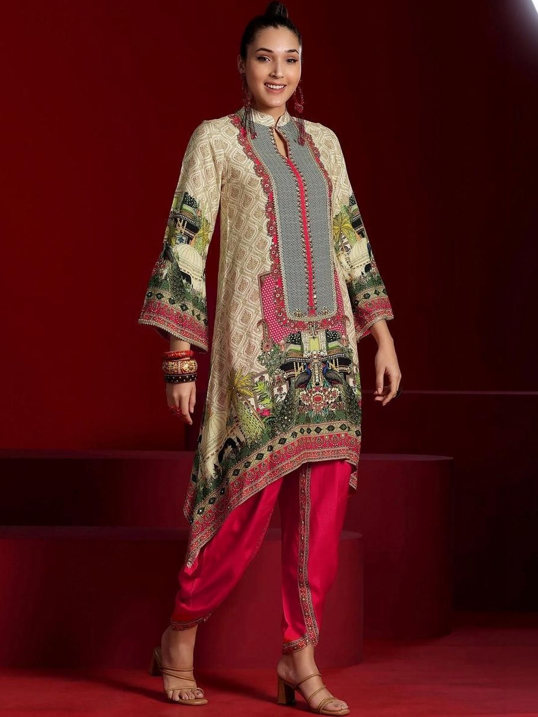 LA QAYARA Women Printed Dhoti Pants-picture-40