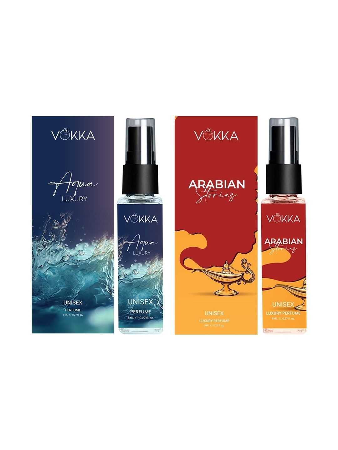 VOKKA Set Of 2 Aqua & Arabian Eau De Perfum - 8 ml Each-picture-13