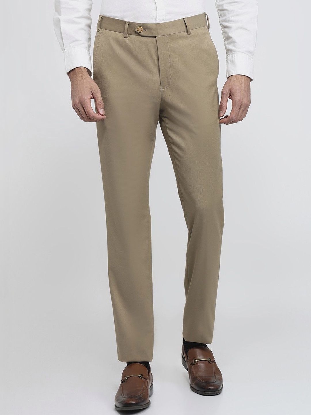 Park Avenue Men Slim Fit Trousers-picture-11