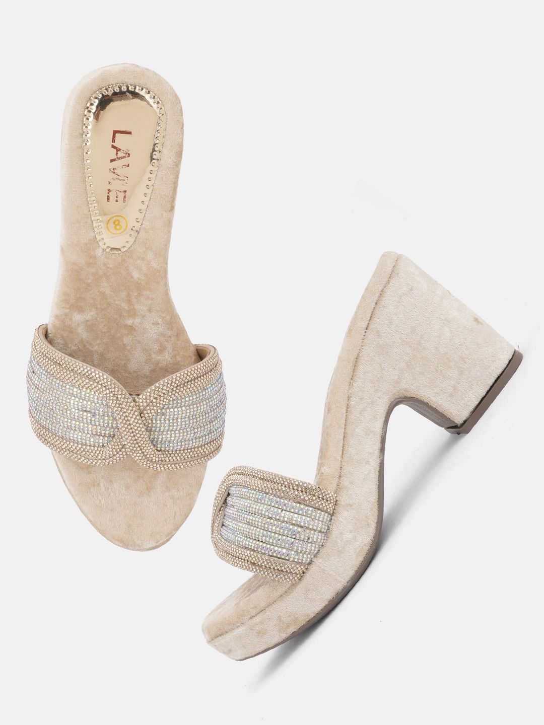 Lavie Embellished Party Block Mules-image-43