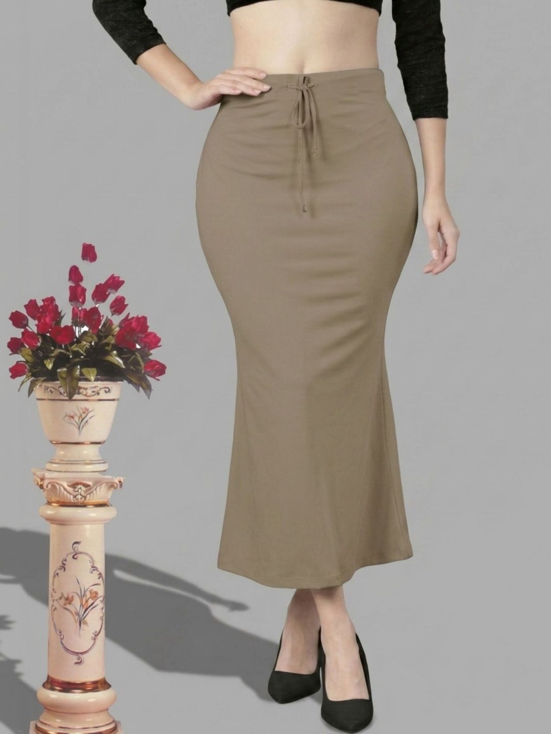 IndianRang Mermaid-Fit Saree Shapewear-image-38