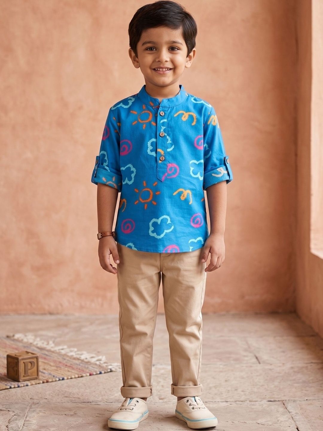 Desi Soota Boys Printed Kurta-picture-35