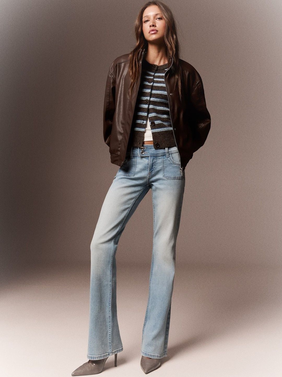 Bershka Leather Effect Jacket-picture-18