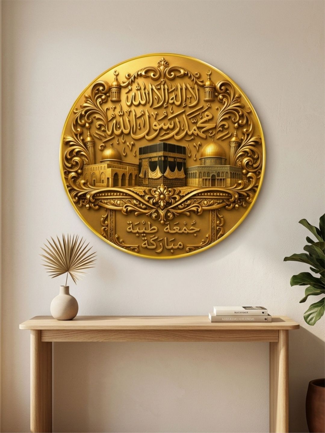 Myntra Elegant Homes Multicoloured MDF Religious Wall Paintings-image-30