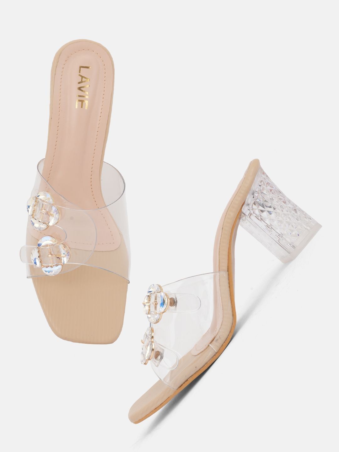 Lavie Textured Block Mules-picture-14
