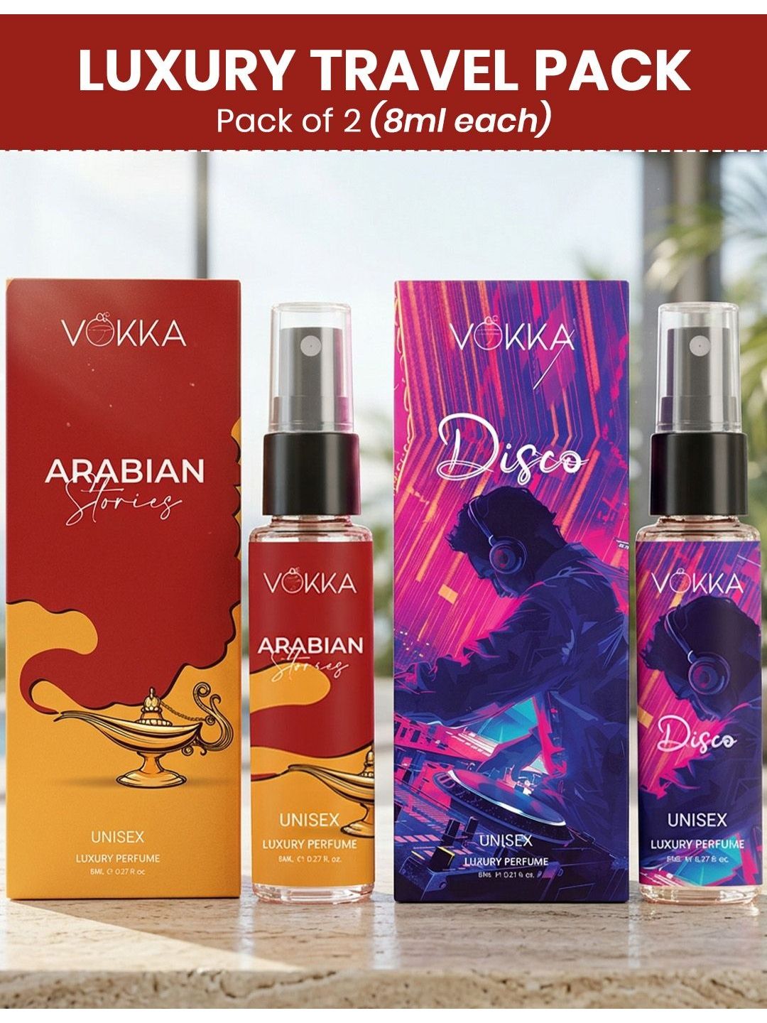 VOKKA Set Of 2 Arabian Stories & Disco Eau De Perfum - 8 ml Each-picture-26
