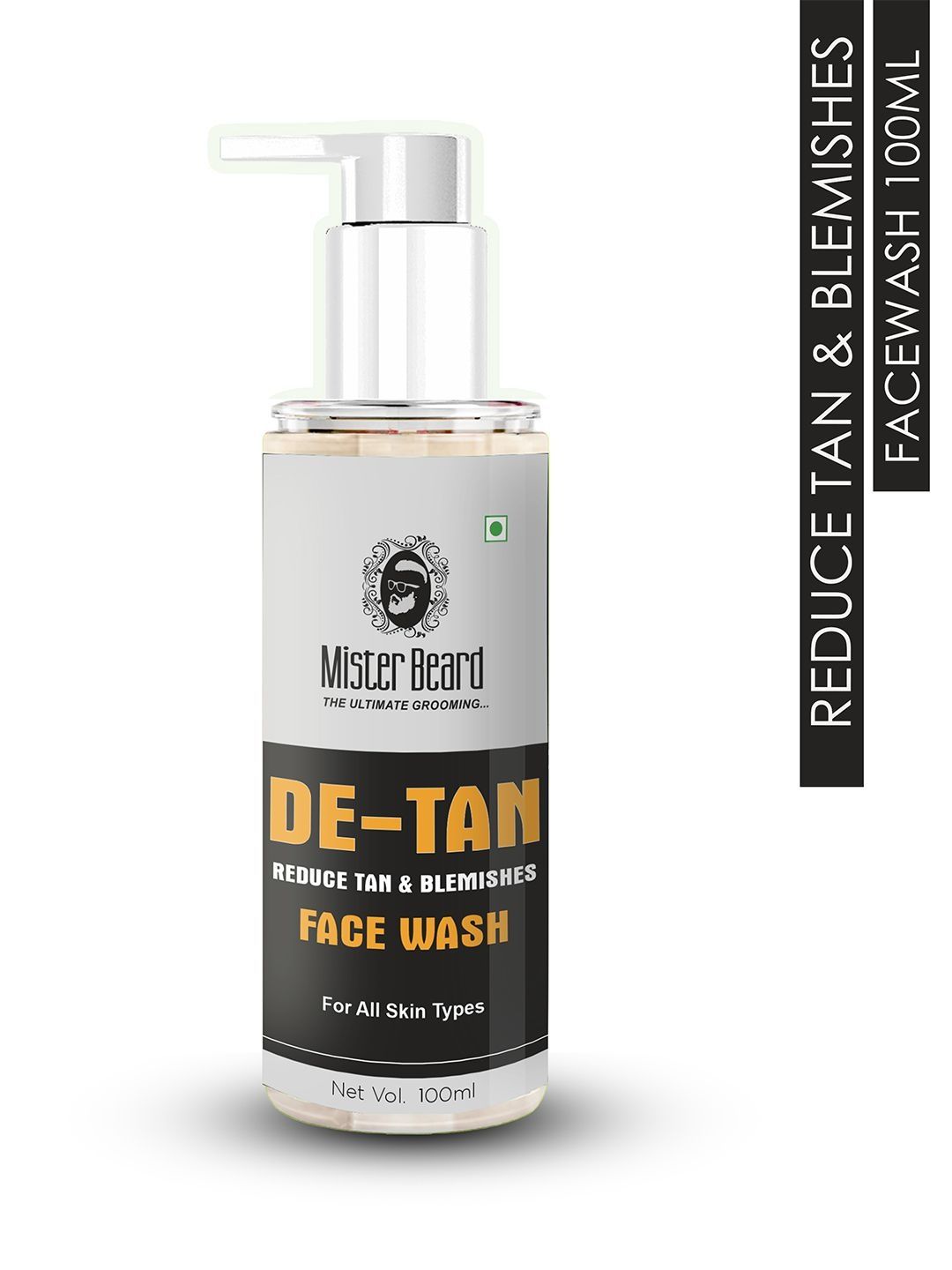 Mister beard Detan Removal Face Wash With Vitamin C - 100 ml-image-23