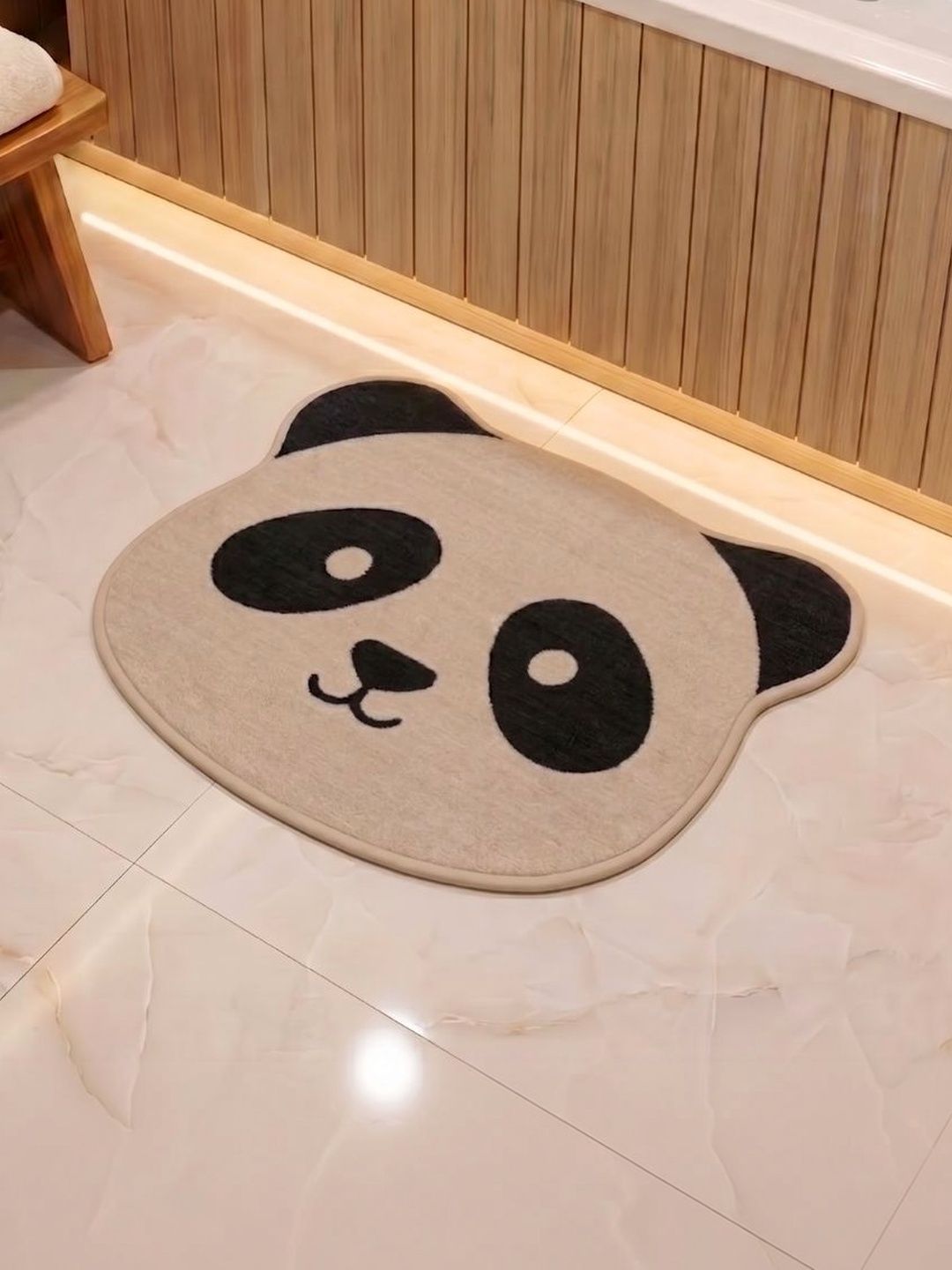 Athom Living Kids Panda-Shaped Cutouts Bathmat-picture-11