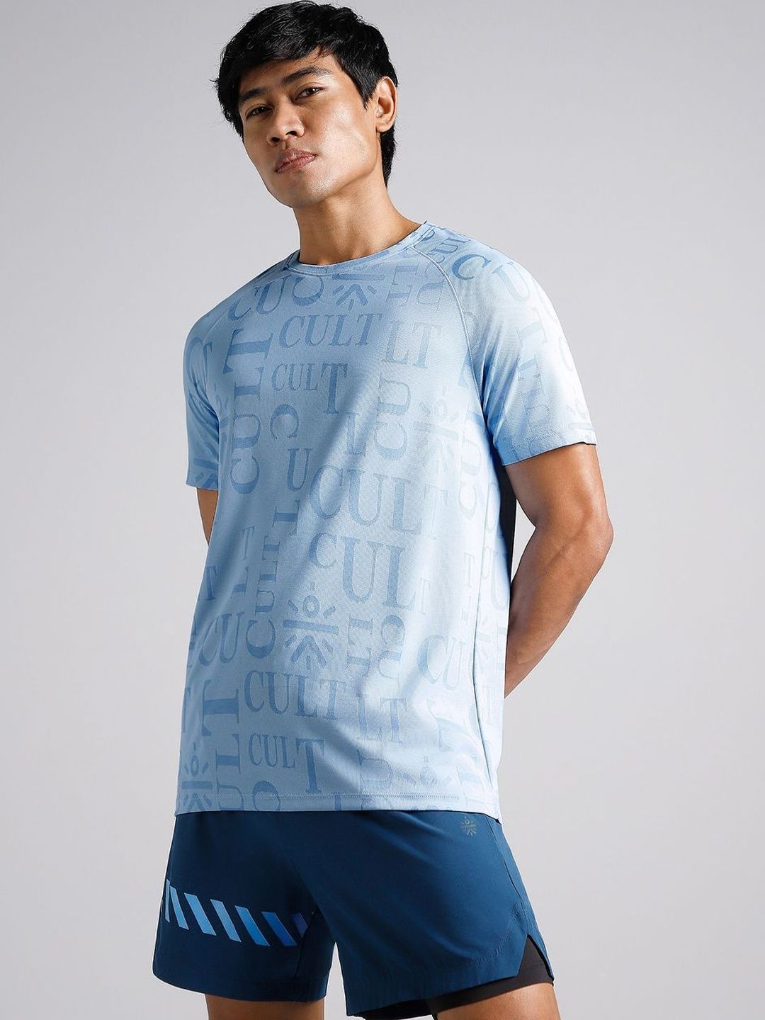 CULT Men Typography Printed Moisture Wicking T-shirt-picture-1