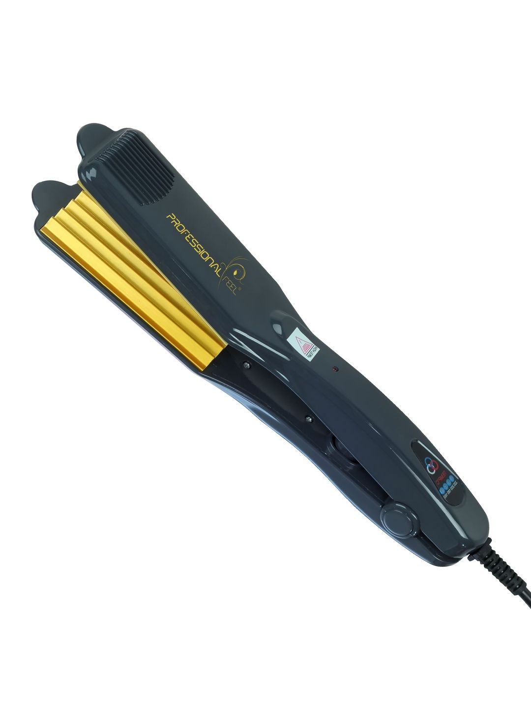 PROFESSIONAL FEEL Hair Crimper With 4 X Protection Coating Gold Electric Hair Waver-picture-57