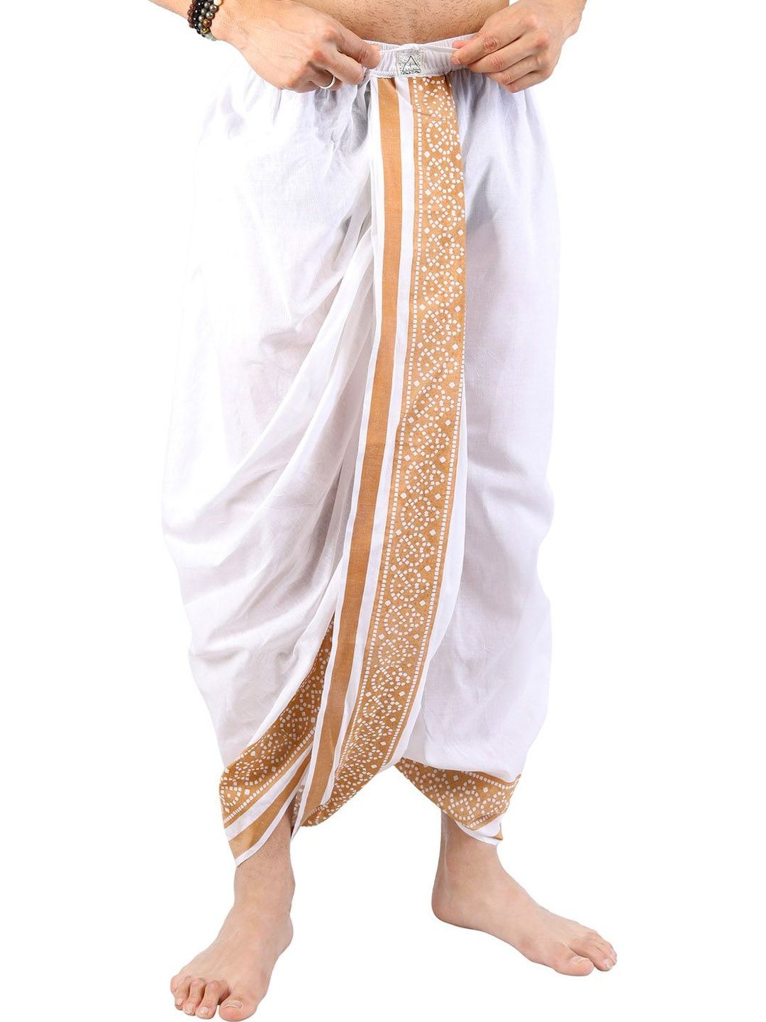 Satav Men Printed Cotton Dhoti Pants Dhotis-picture-35