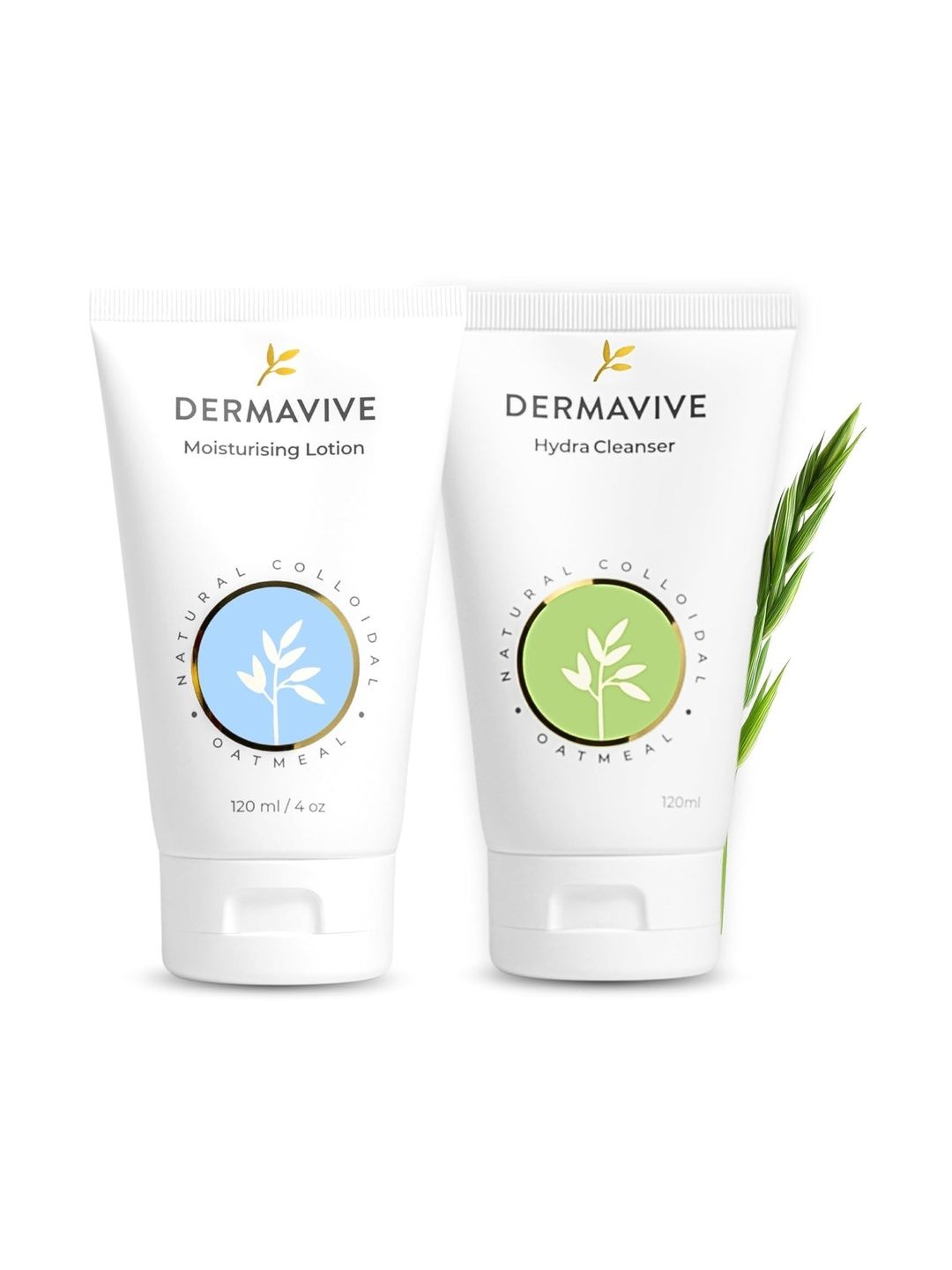 DERMAVIVE Set Of Moisturizing Lotion & Hydra Cleanser - 120 ml Each-image-9
