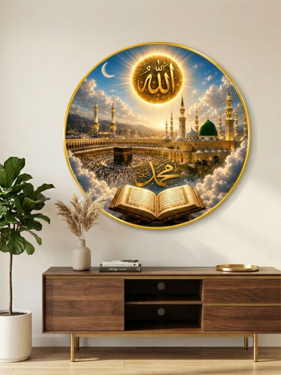 Aura Multicoloured MDF Religious Wall Paintings-image-38