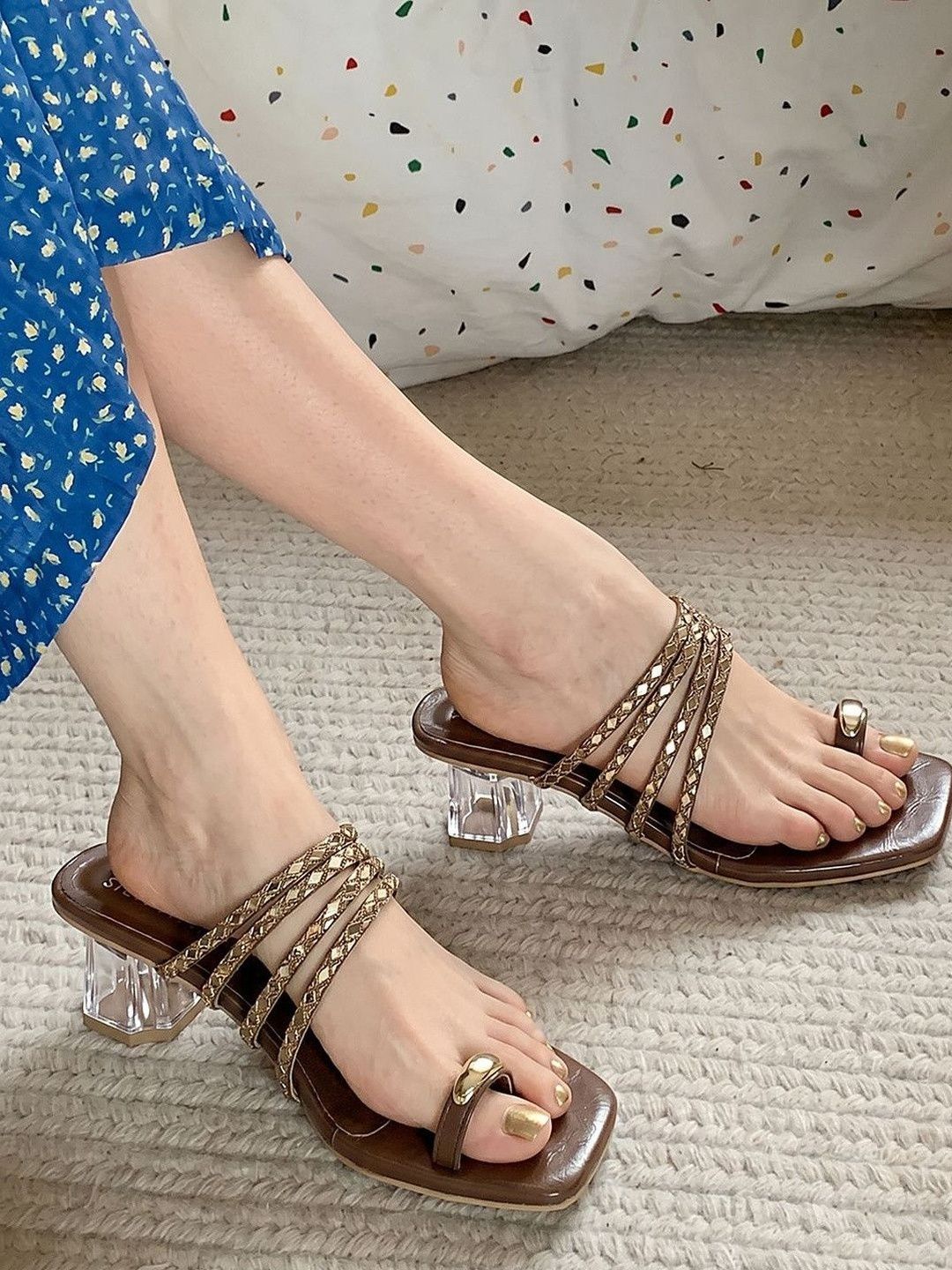 Lavie PU Block Sandals-picture-18