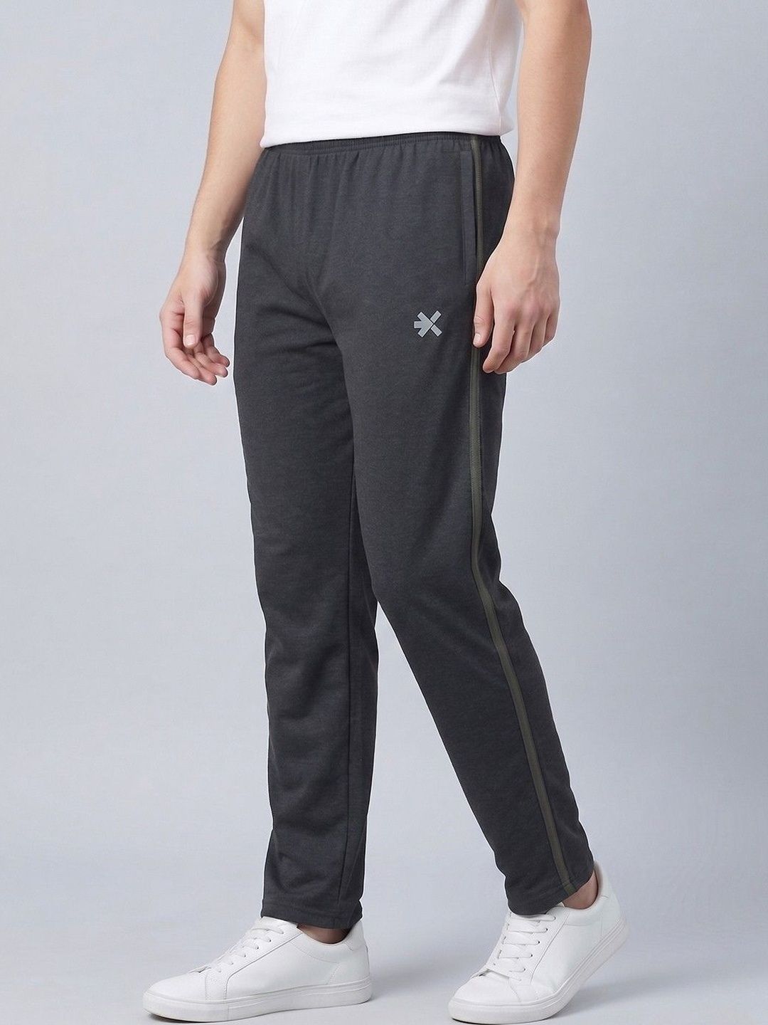 HRX by Hrithik Roshan Men Regular Fit Brand Logo Training Track Pants-picture-53