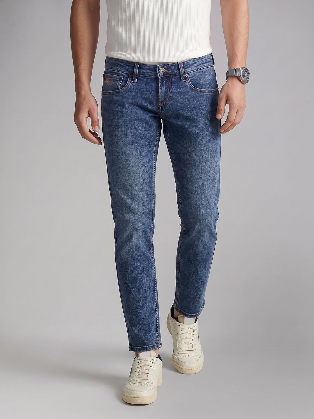 U.S. Polo Assn. Denim Co. Men Cole-Cropped Slim Fit Jeans-picture-11