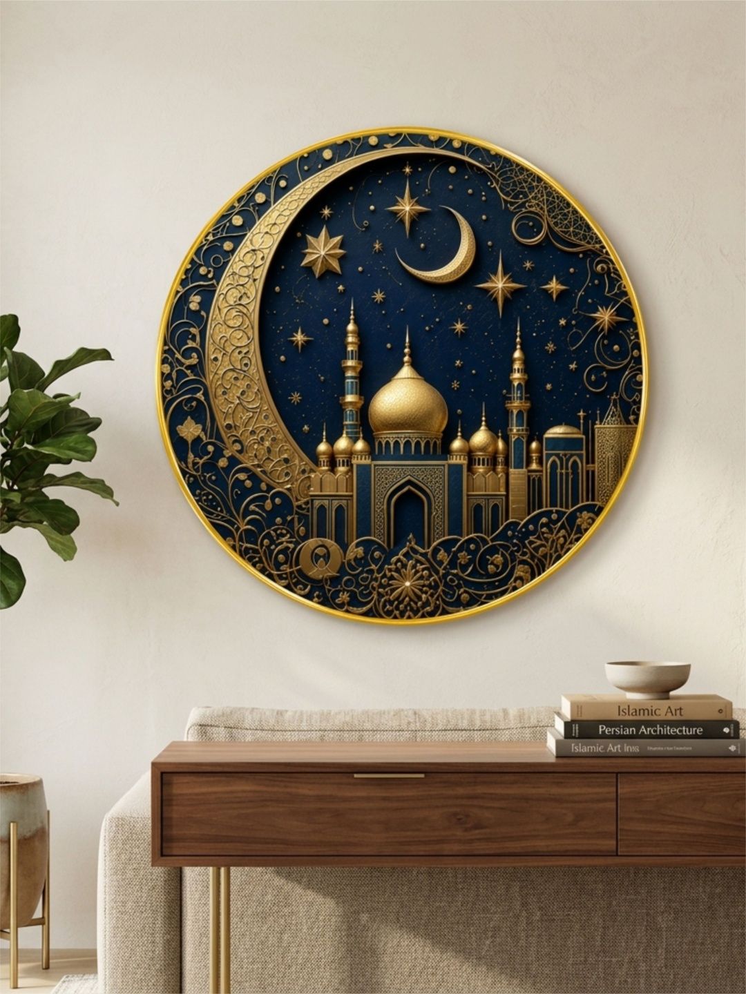 Aura Multicoloured MDF Religious Wall Paintings-picture-31