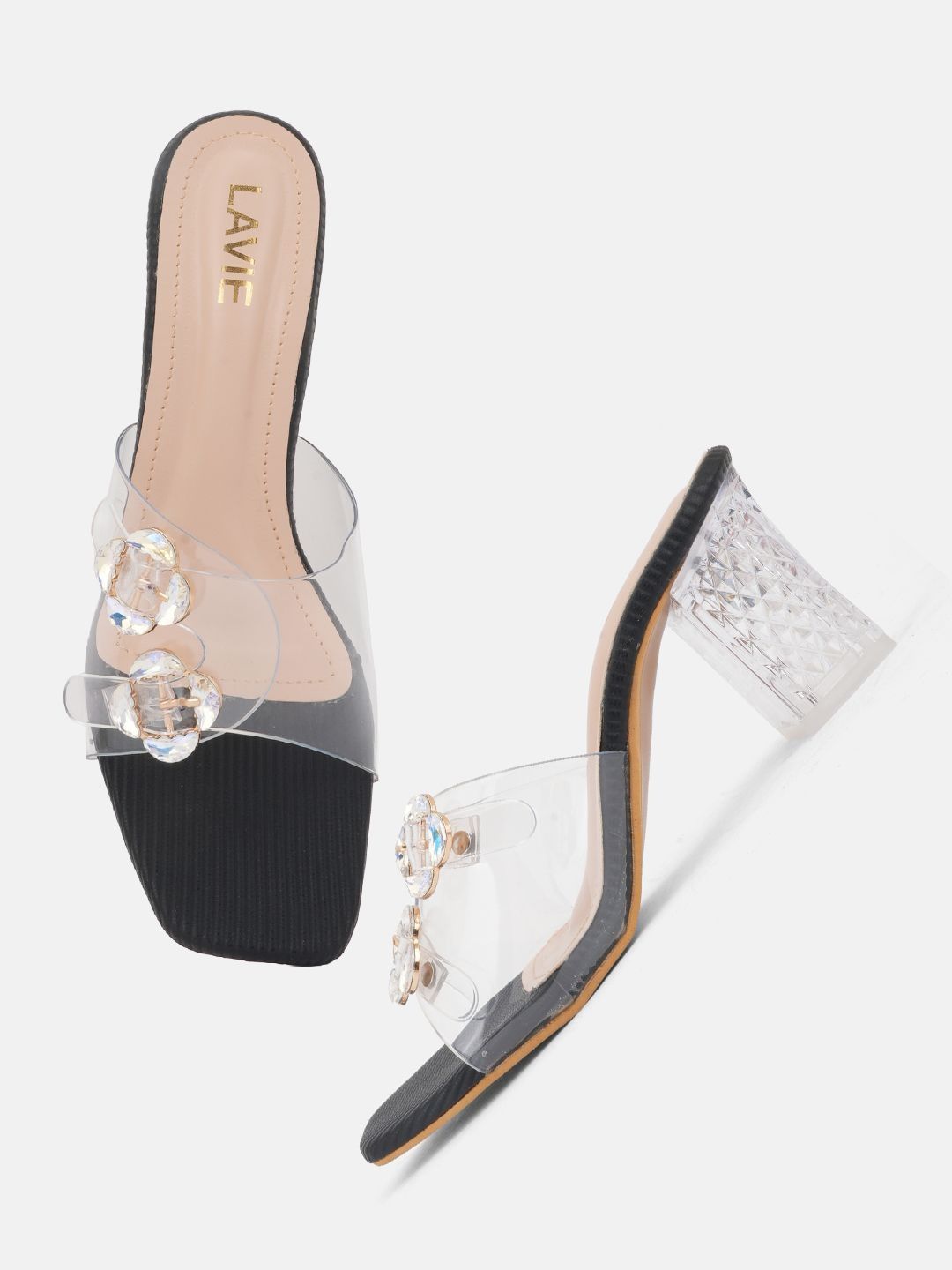 Lavie Textured Block Mules-picture-22