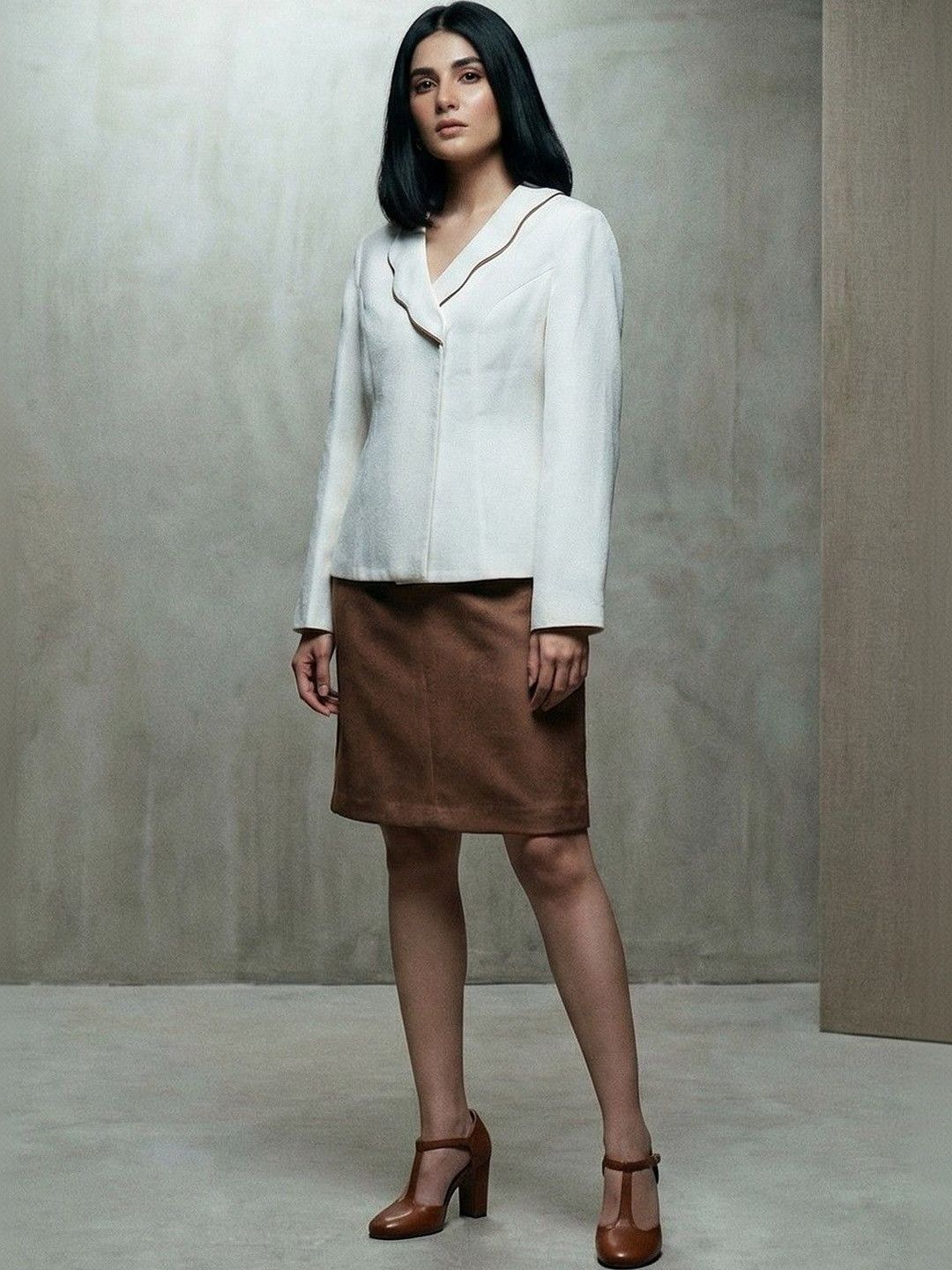 SSWAI Single-Breasted Casual Blazers-image-12