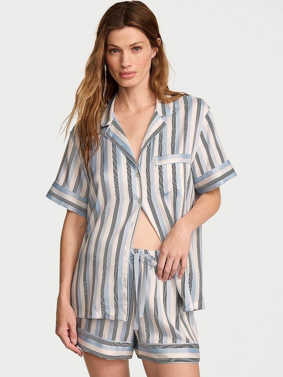Victoria's Secret Women Striped Night suit-picture-40