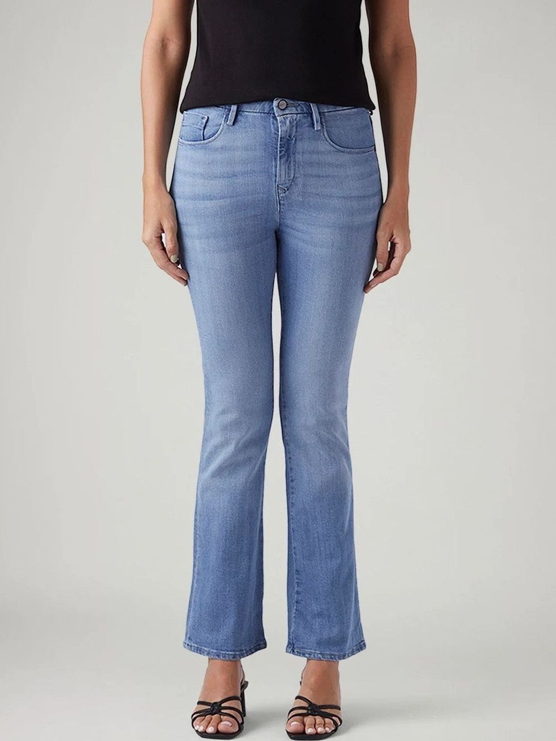 Levis Women Classic Bootcut High-Rise Light Fade Stretchable Jeans-picture-20