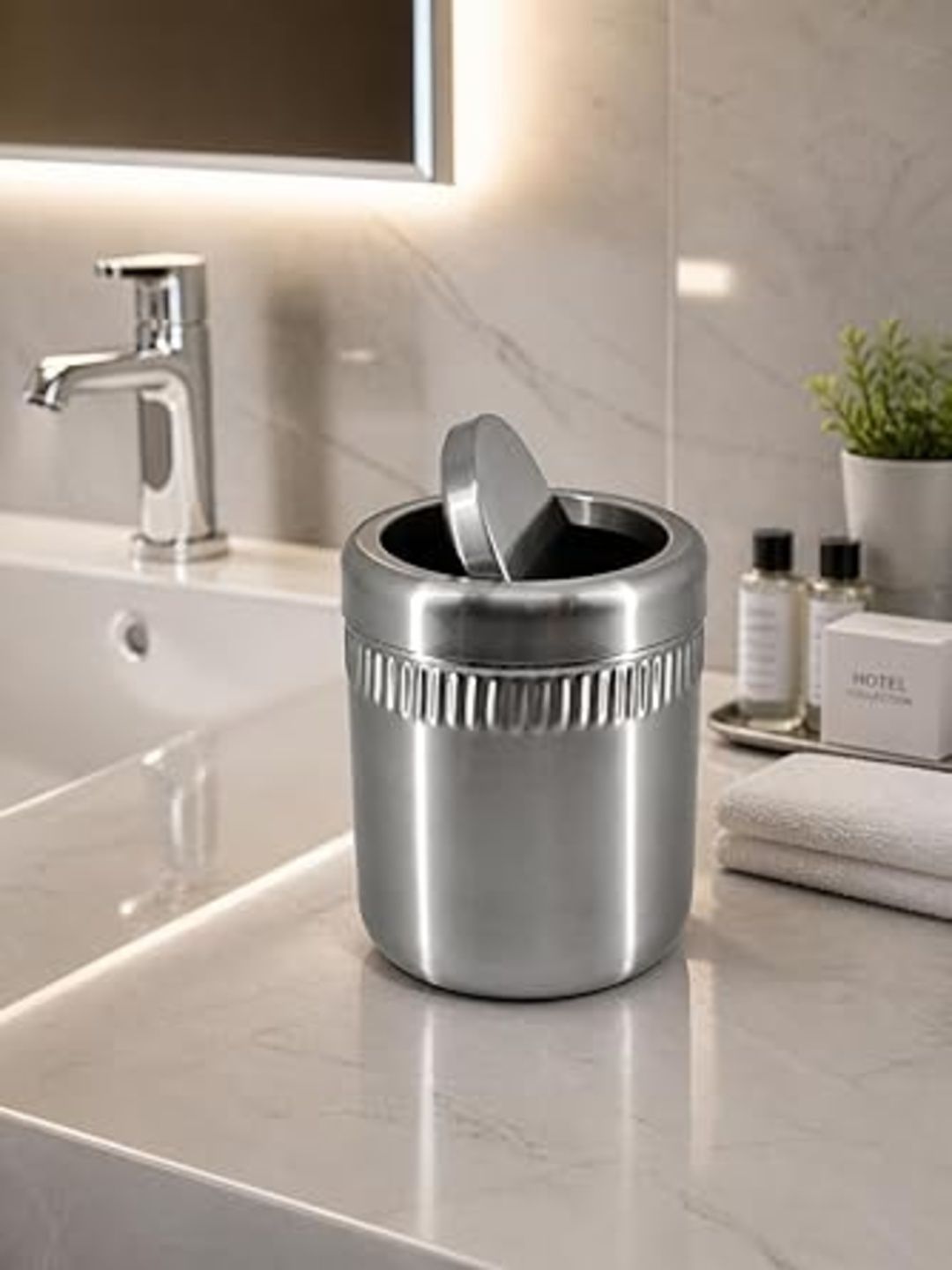GRD INTERNATIONAL Steel & Silver-Toned Textured Stainless Steel-picture-25