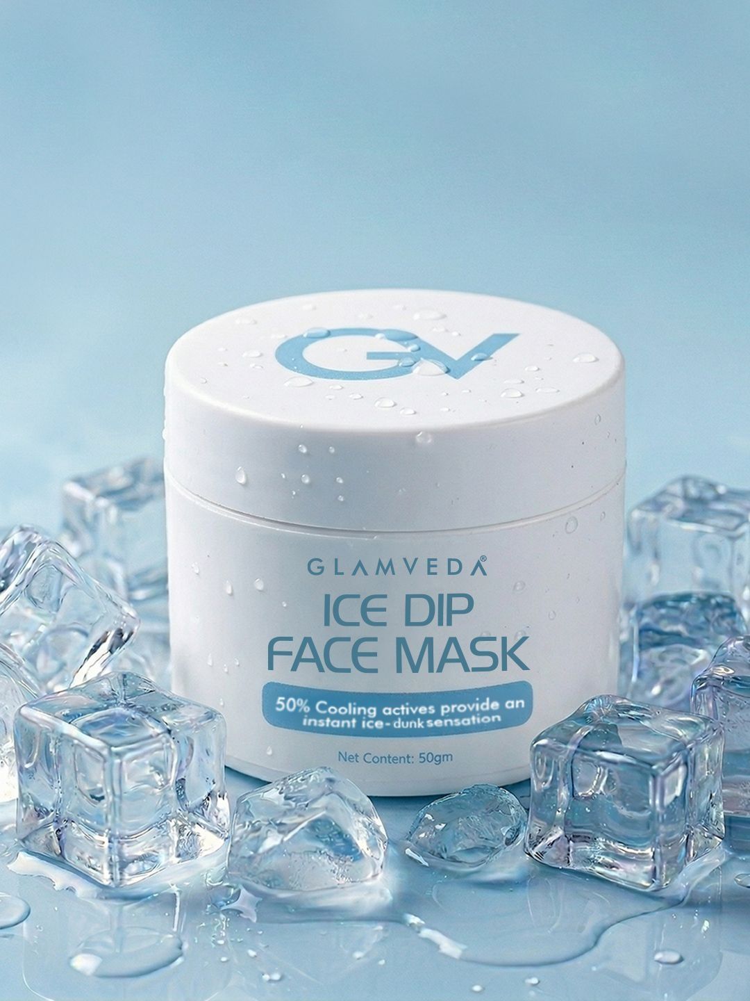 GLAMVEDA 50% Cooling Actives Ice Dip Cooling Face Mask - 50 g-image-25