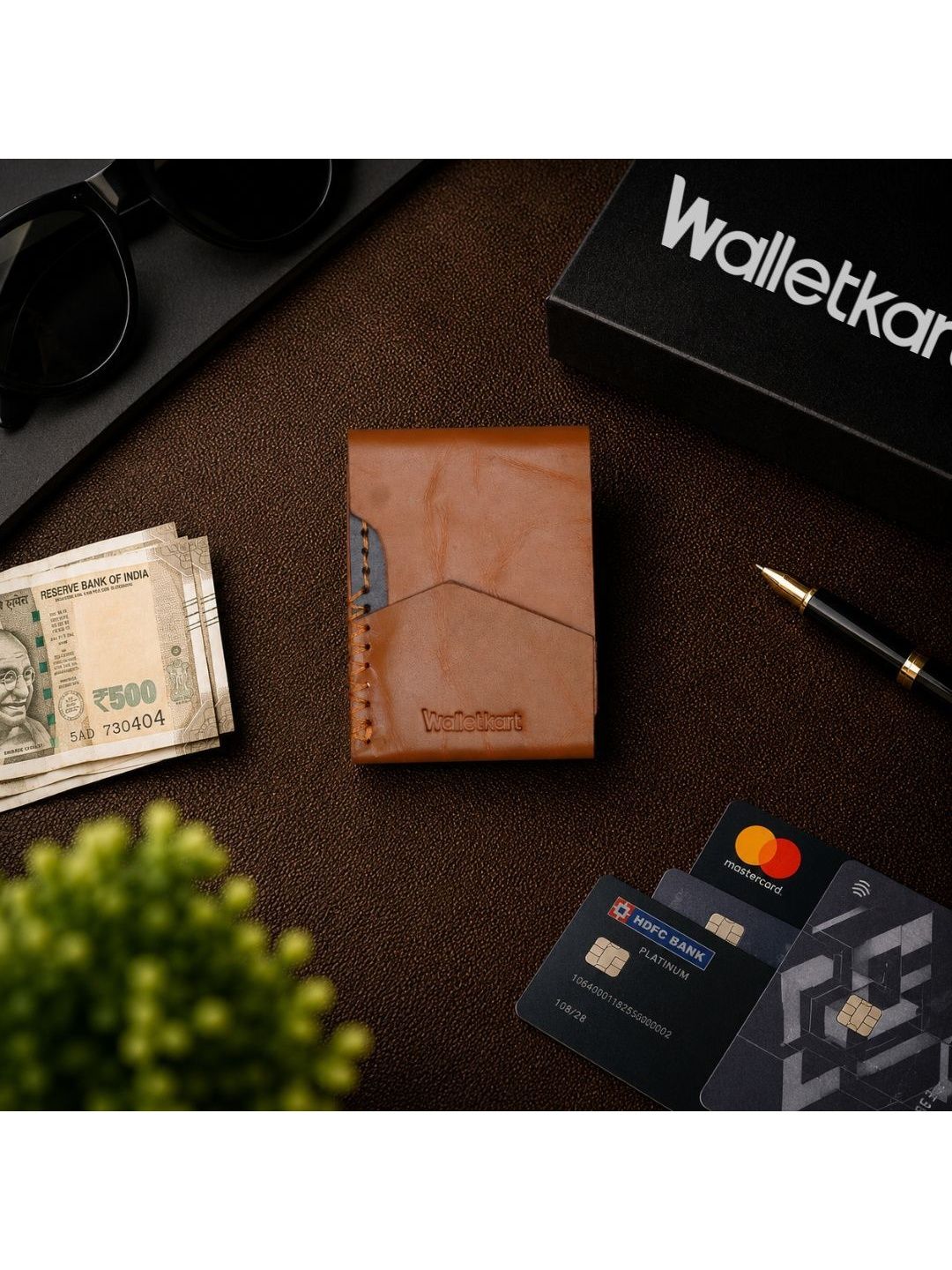 WALLETKART Men Colourblocked Leather Two Fold Wallet-image-29