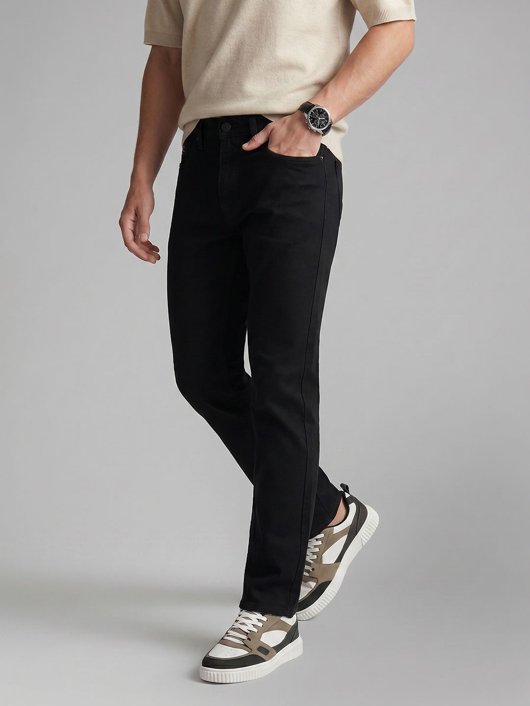 U.S. Polo Assn. Denim Co. Men Slim Straight Fit Mid-Rise Jeans-picture-53