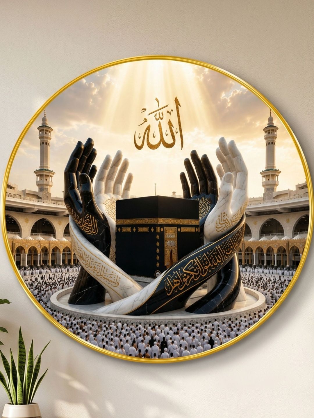 Aura Multicoloured MDF Religious Wall Paintings-image-47