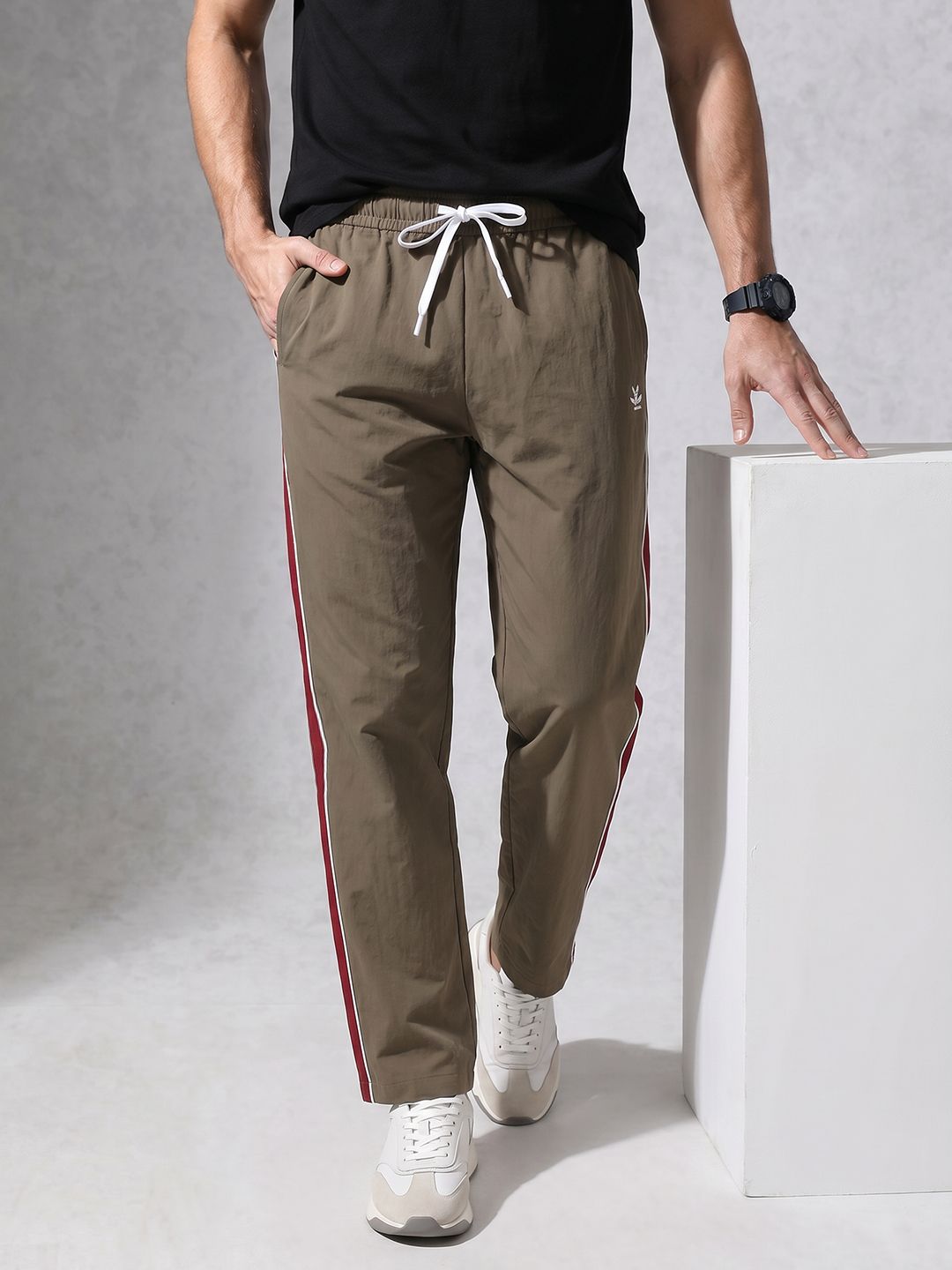 WROGN Men Regular Fit Training Track Pants-picture-30