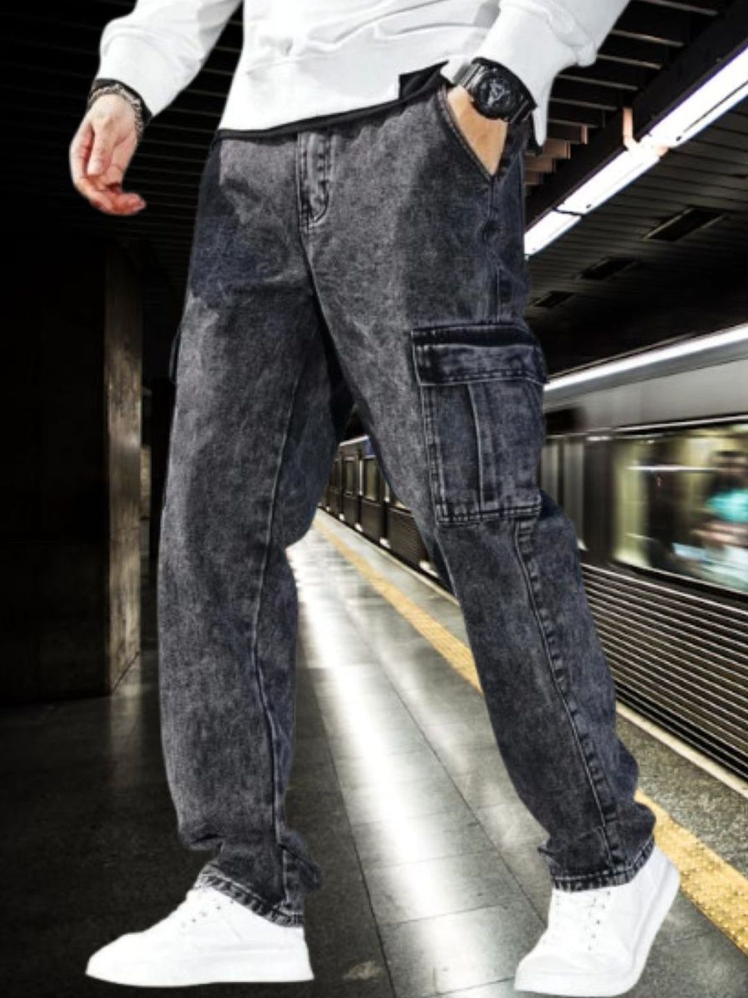 Playfeel Men Mid-Rise Jeans-picture-49