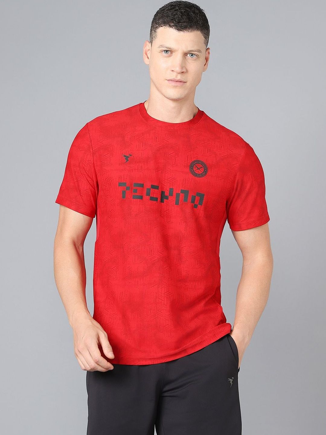 Technosport Men Printed Slim Fit T-shirt-picture-38