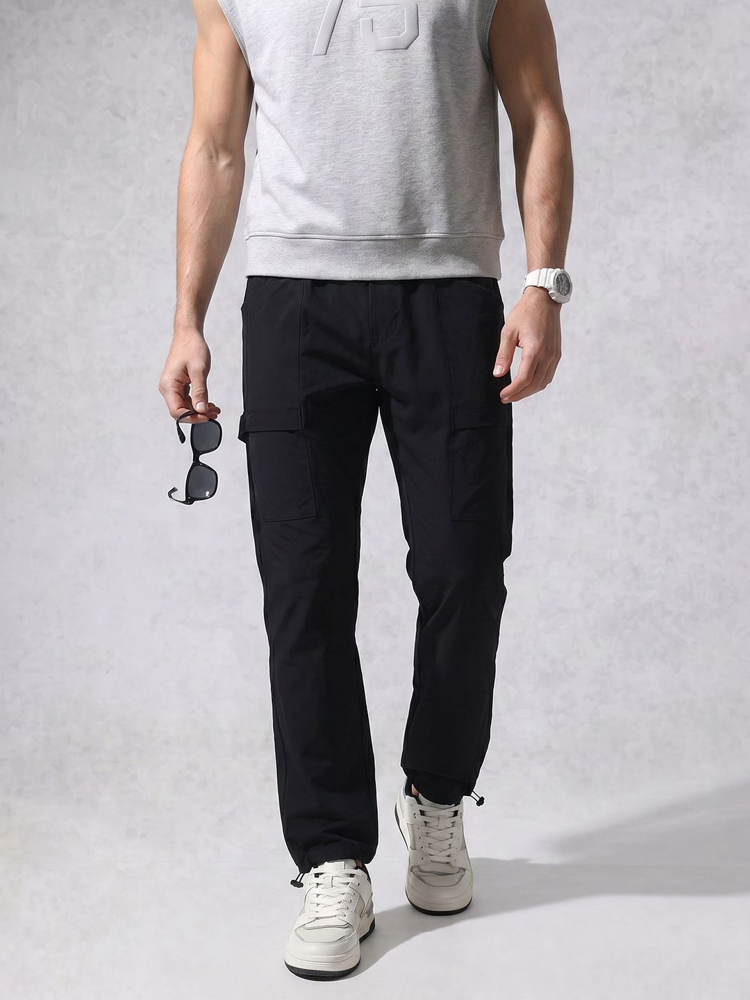 WROGN Men Relaxed Fit Cargos-picture-10