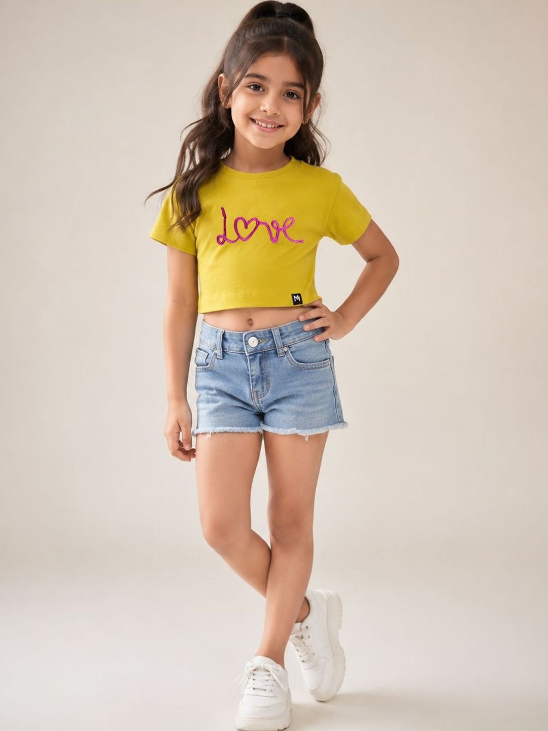 YK X Minute Mirth Girls Typography T-shirt-picture-5