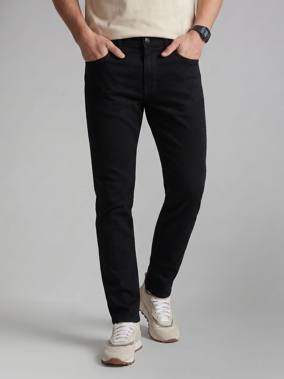 U.S. Polo Assn. Denim Co. Men Brandon Slim Tapered Fit Stretchable Jeans-picture-21