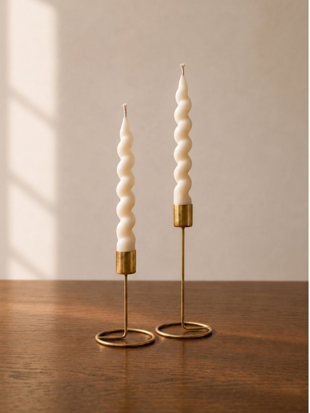 SERAAF Off White & Cream-Coloured 2 pieces Pillar Candle-picture-20