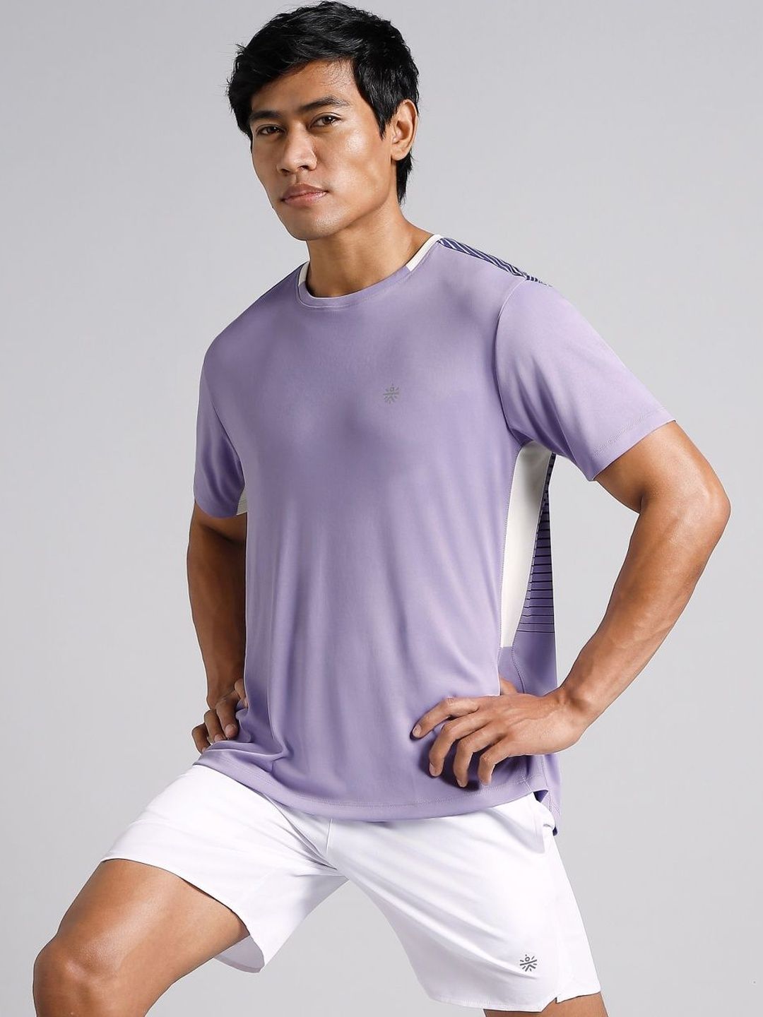 CULT Men Colourblocked Moisture Wicking T-shirt-picture-26