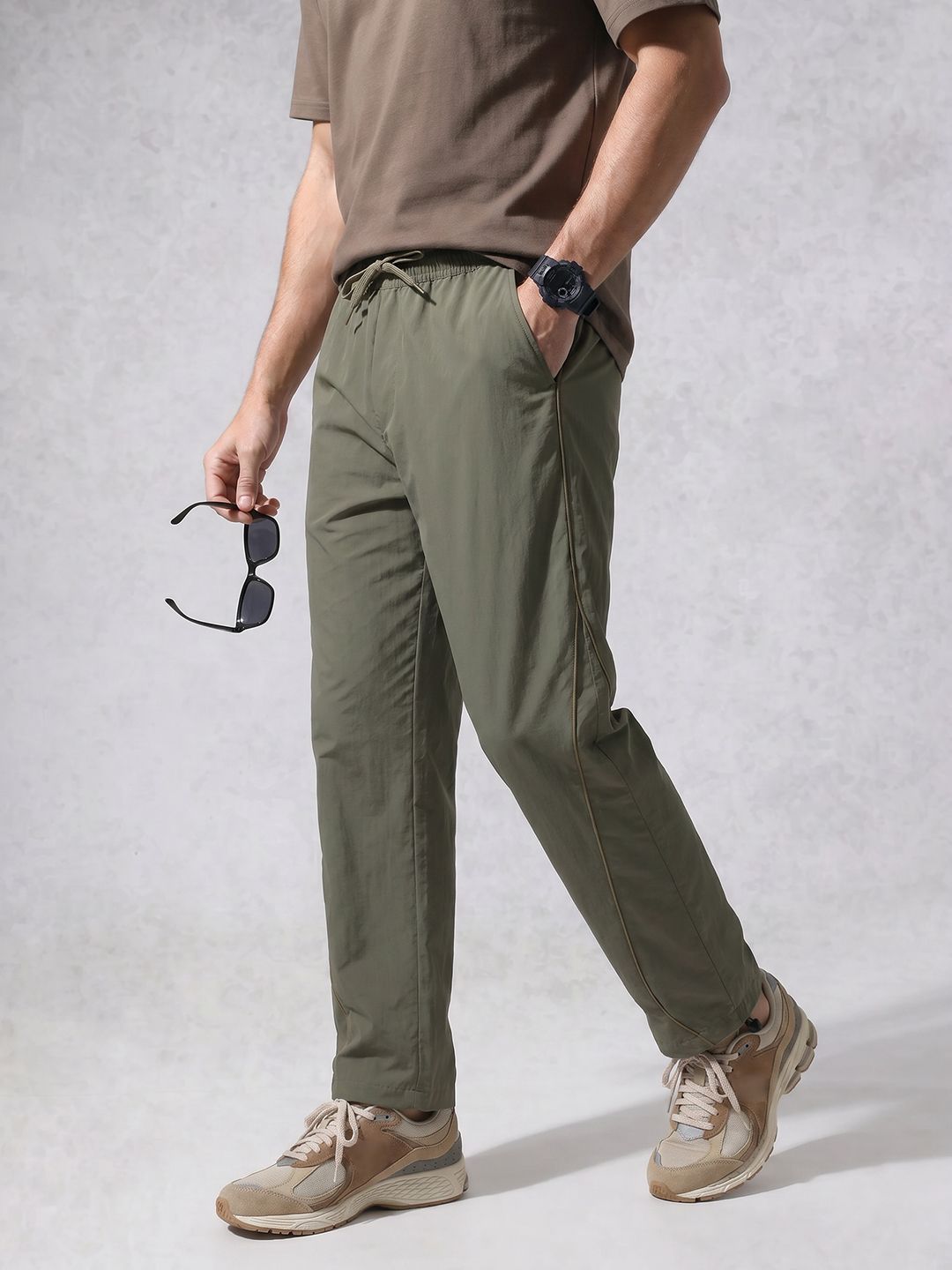 WROGN Men Relaxed Fit Track Pants-picture-41