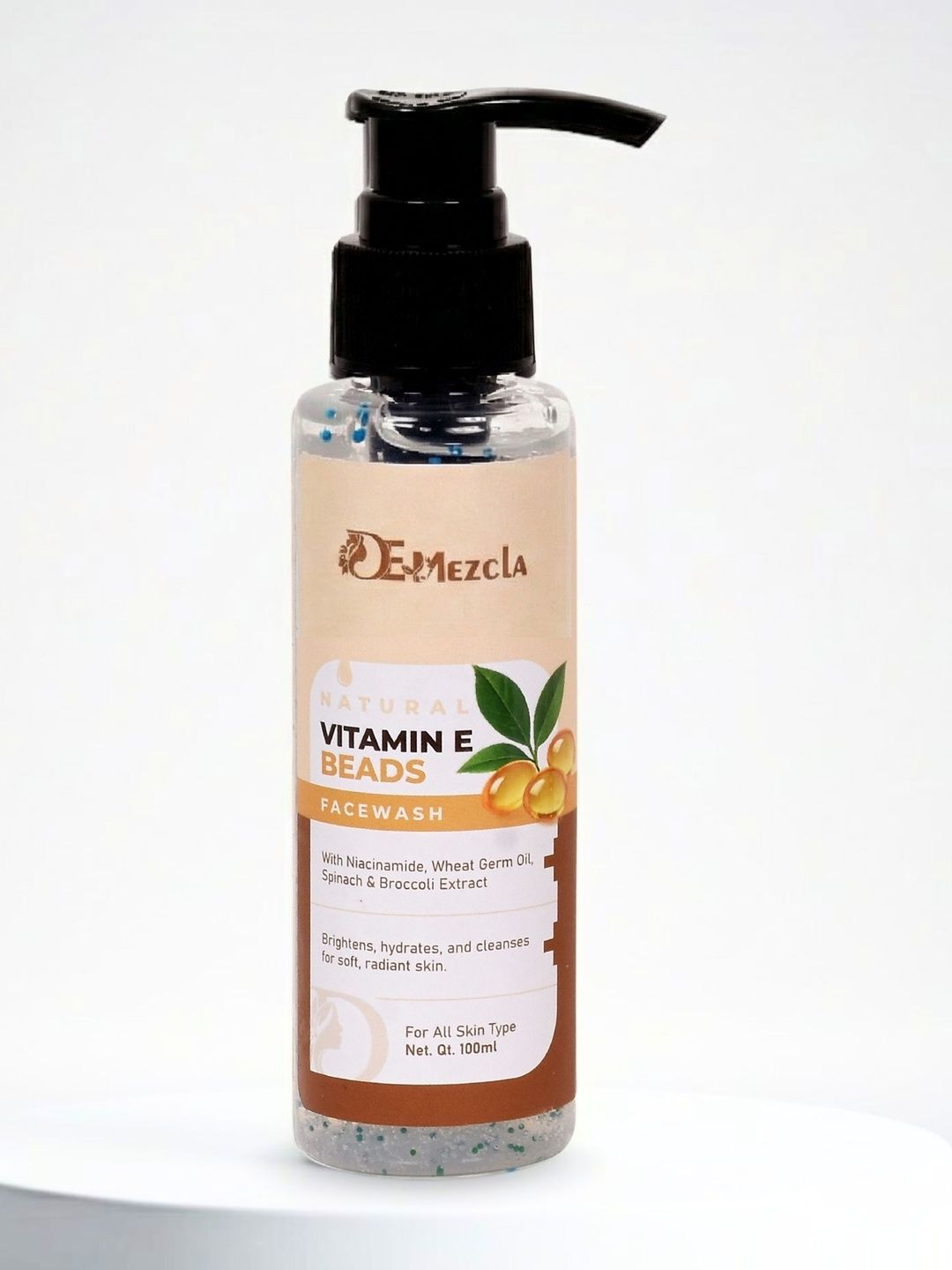 De mezcla Brightening Vitamin E Beads Face Wash with AHA, Niacinamide - 100 ml-image-35