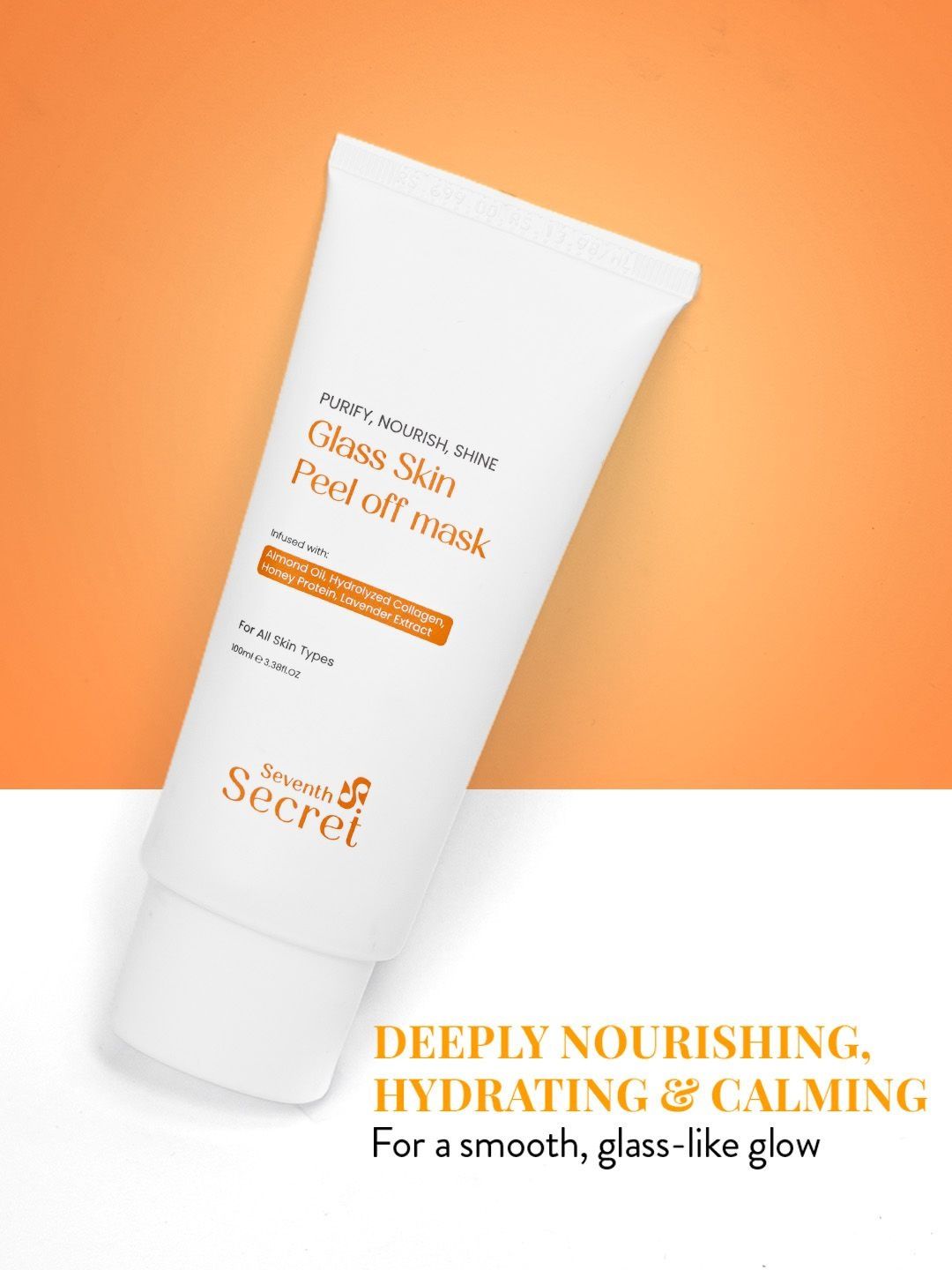 Seventh Secret Collagen & Calendula Glass Skin Peel Off Mask for Radiant Glow - 100 g-image-21